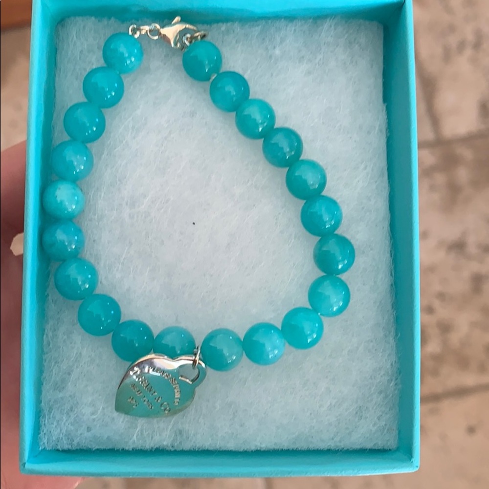 return to tiffany blue beaded bracelet